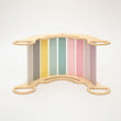Multifunctional wooden BusyKids Swing - Pastel