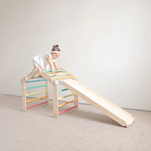 Load image into Gallery viewer, Climbing set for children (set M with Slide) - Bright
