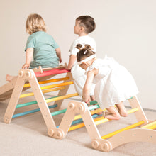 Load image into Gallery viewer, Climbing set for children (set XL with Slide) - Bright
