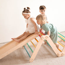 Load image into Gallery viewer, Climbing set for children (set M with Slide) - Bright
