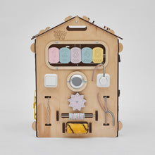 Load image into Gallery viewer, Busy board House Natura Pastel and Busy Cube set
