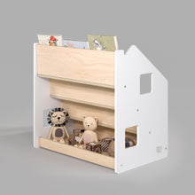 Load image into Gallery viewer, Montessori bookshelf - WHITE
