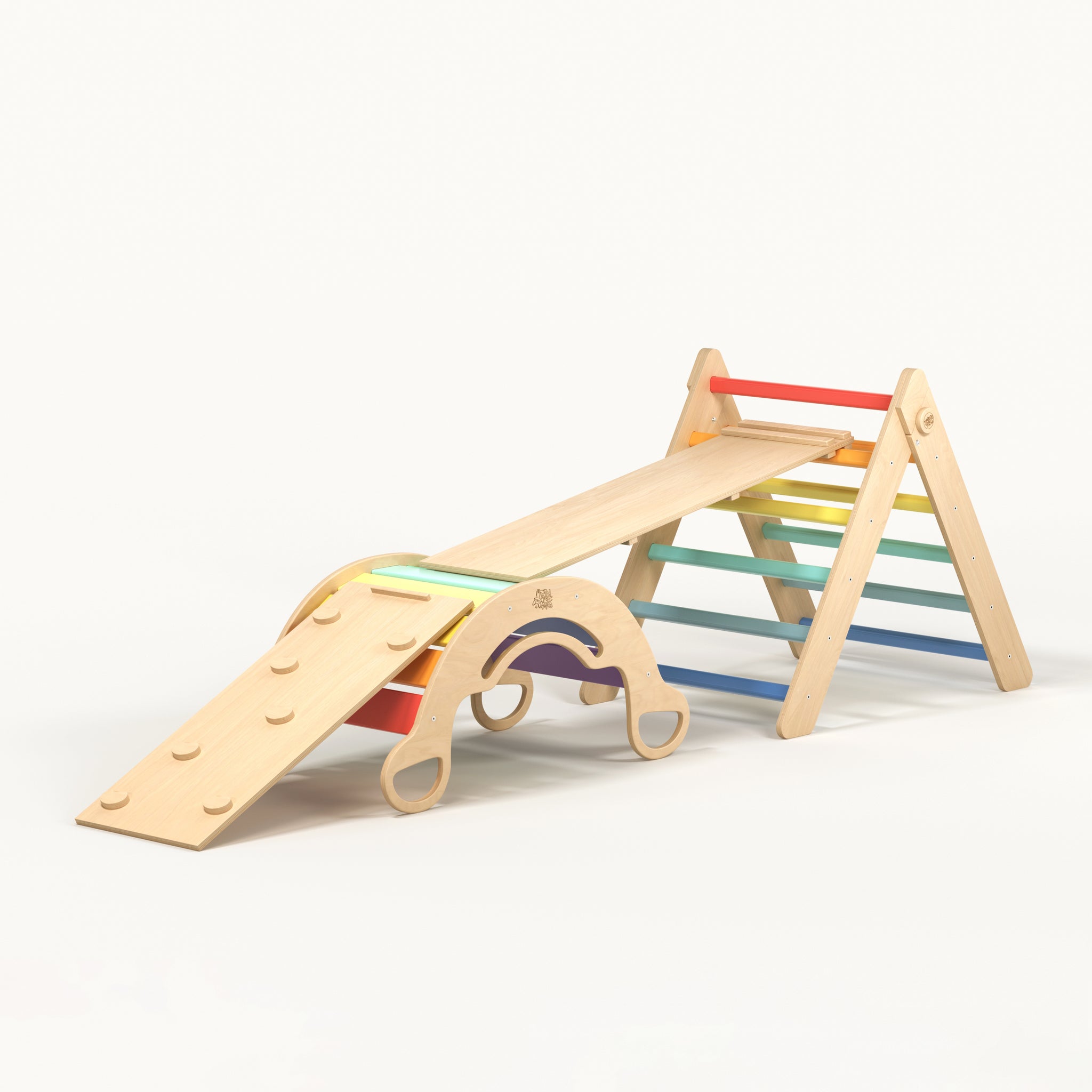 Pikler Triangle double-sided boards wooden BusyKids Swing