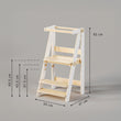 Foldable Toddler Tower - White