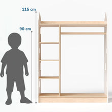 Load image into Gallery viewer, Montessori Children’s Wardrobe
