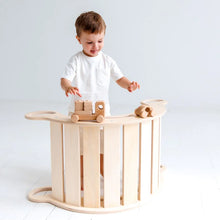 Load image into Gallery viewer, Multifunctional wooden BusyKids Swing - Nature
