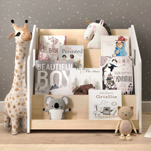 Load image into Gallery viewer, Montessori Bookshelf + Toy Storage set - WHITE
