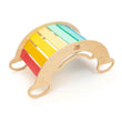 Multifunctional wooden BusyKids Swing - Bright