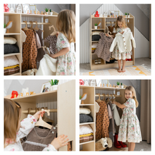 Load image into Gallery viewer, Montessori Children’s Wardrobe
