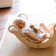 Multifunctional wooden BusyKids Swing - Unfinished Wood (No varnish)