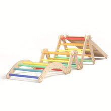 Load image into Gallery viewer, Climbing set for children (set XL with Slide) - Bright
