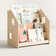 Montessori Bookshelf + Toy Storage set