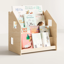 Load image into Gallery viewer, Montessori Bookshelf + Toy Storage set
