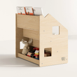Montessori Bookshelf + Toy Storage set