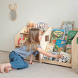 Montessori Bookshelf + Toy Storage set
