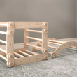 Climbing set for children (set XL with Slide) - Unfinished Wood (No varnish)