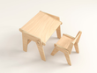 Set - Growing table and chair for children