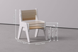 Set - Growing table and chair for children - White