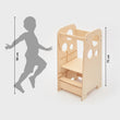 Montessori Learning Tower 3-in-1 - Unfinished wood (No varnish)