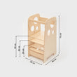 Montessori Learning Tower 3-in-1 - Unfinished wood (No varnish)
