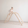 Climbing set for children (set L) - Unfinished Wood (No varnish)