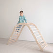 Climbing set for children (set L) - Unfinished Wood (No varnish)