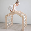 Climbing set for children (set S) - Unfinished Wood (No varnish)