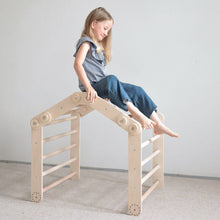 Load image into Gallery viewer, Climbing set for children (set S) - Unfinished Wood (No varnish)
