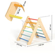Pikler Triangle and double-sided board set - Bright