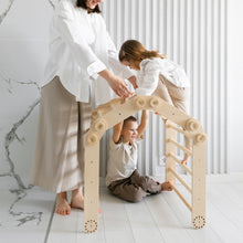 Load image into Gallery viewer, Climbing set for children (set S) - Unfinished Wood (No varnish)
