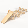 Climbing set for children (set XL with Slide) - Unfinished Wood (No varnish)