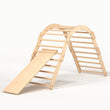 Climbing set for children (set XL with Slide) - Unfinished Wood (No varnish)
