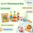 Montessori Play BOX - developmental set for children aged 18 to 24 months
