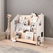 Montessori Bookshelf + Toy Storage set - WHITE
