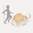 Multifunctional wooden BusyKids Swing - Unfinished Wood (No varnish)