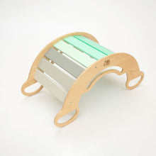 Load image into Gallery viewer, Multifunctional wooden BusyKids Swing - Mint
