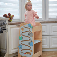 Load image into Gallery viewer, Kitchen Helper Toddler Tower by BusyKids Mint Color
